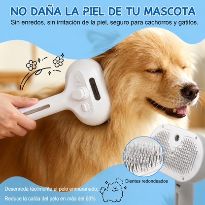 Cepillo a vapor para mascotas